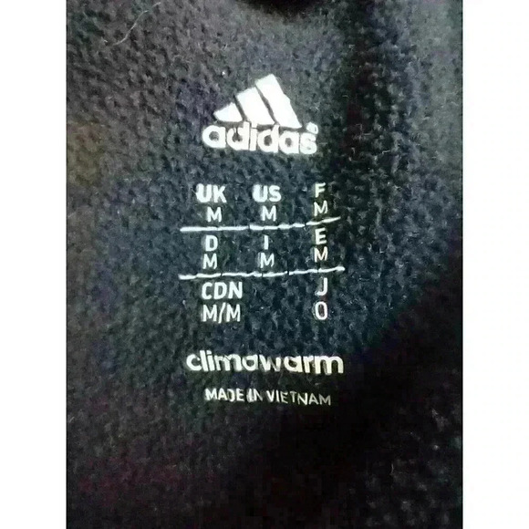 Adidas USA Soccer Hoodie Sweatershirt Pullover Long Sleeve Size M Blue - Picture 5 of 9